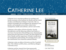 Tablet Screenshot of catherineylee.com